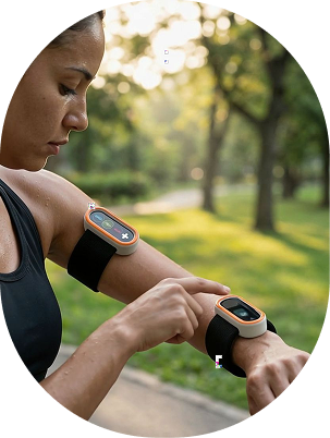 WEAR — wearable háptico en brazo y muñeca