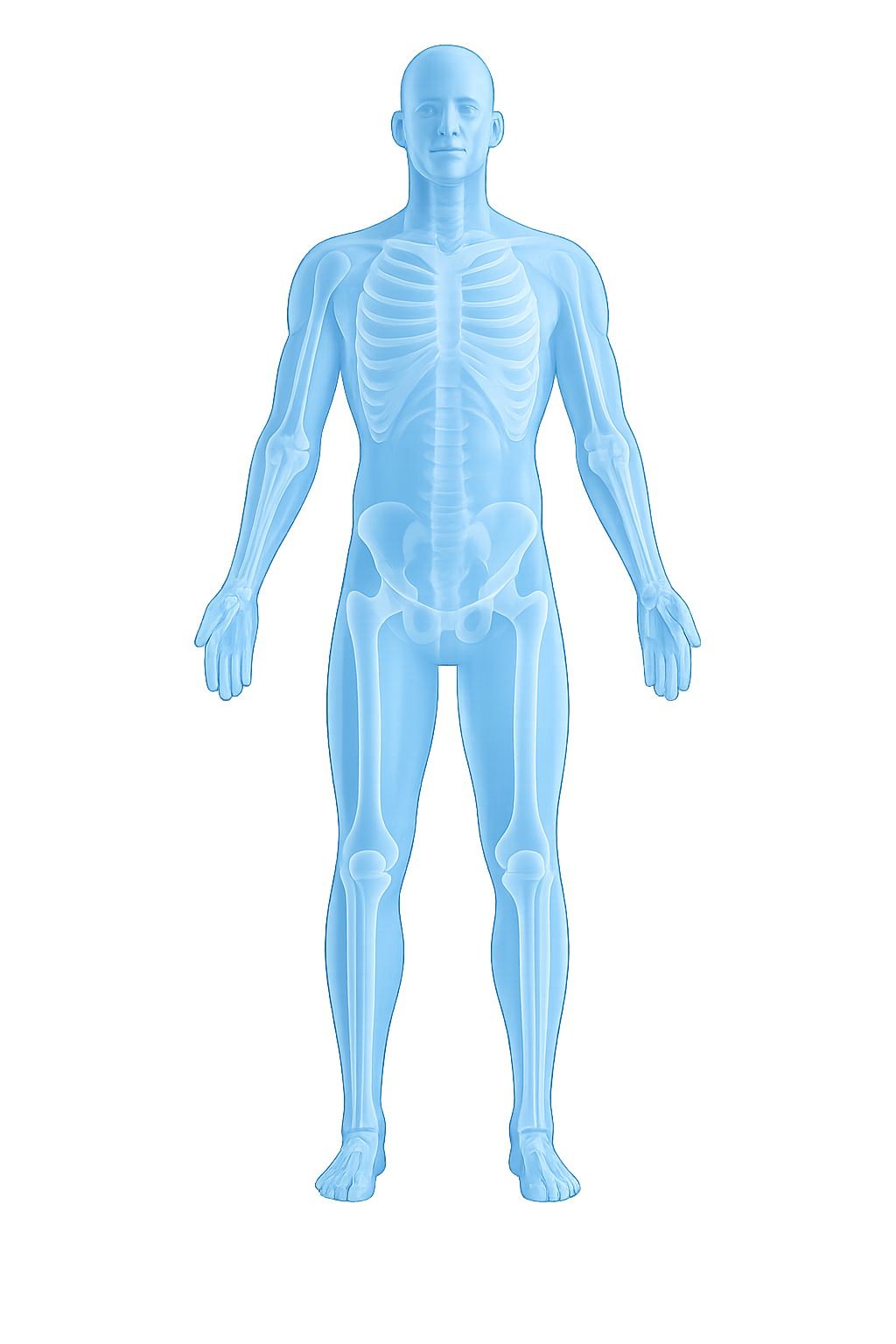Cuerpo — vista frontal